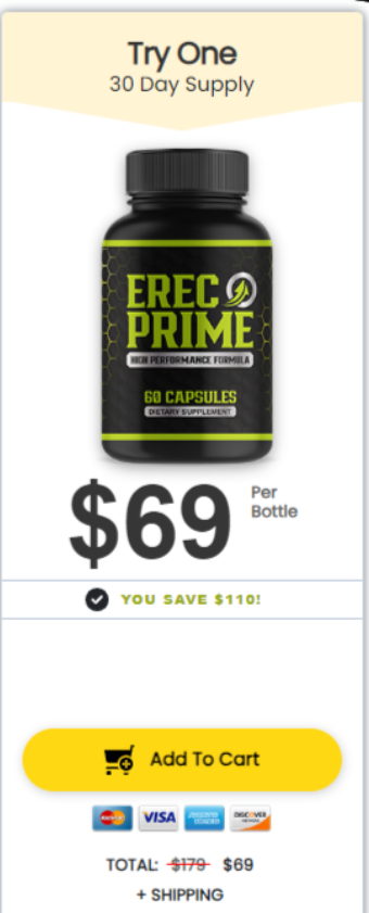 ErecPrime - 1 Bottle